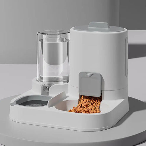 Automatic Gravity Cat Feeder Set