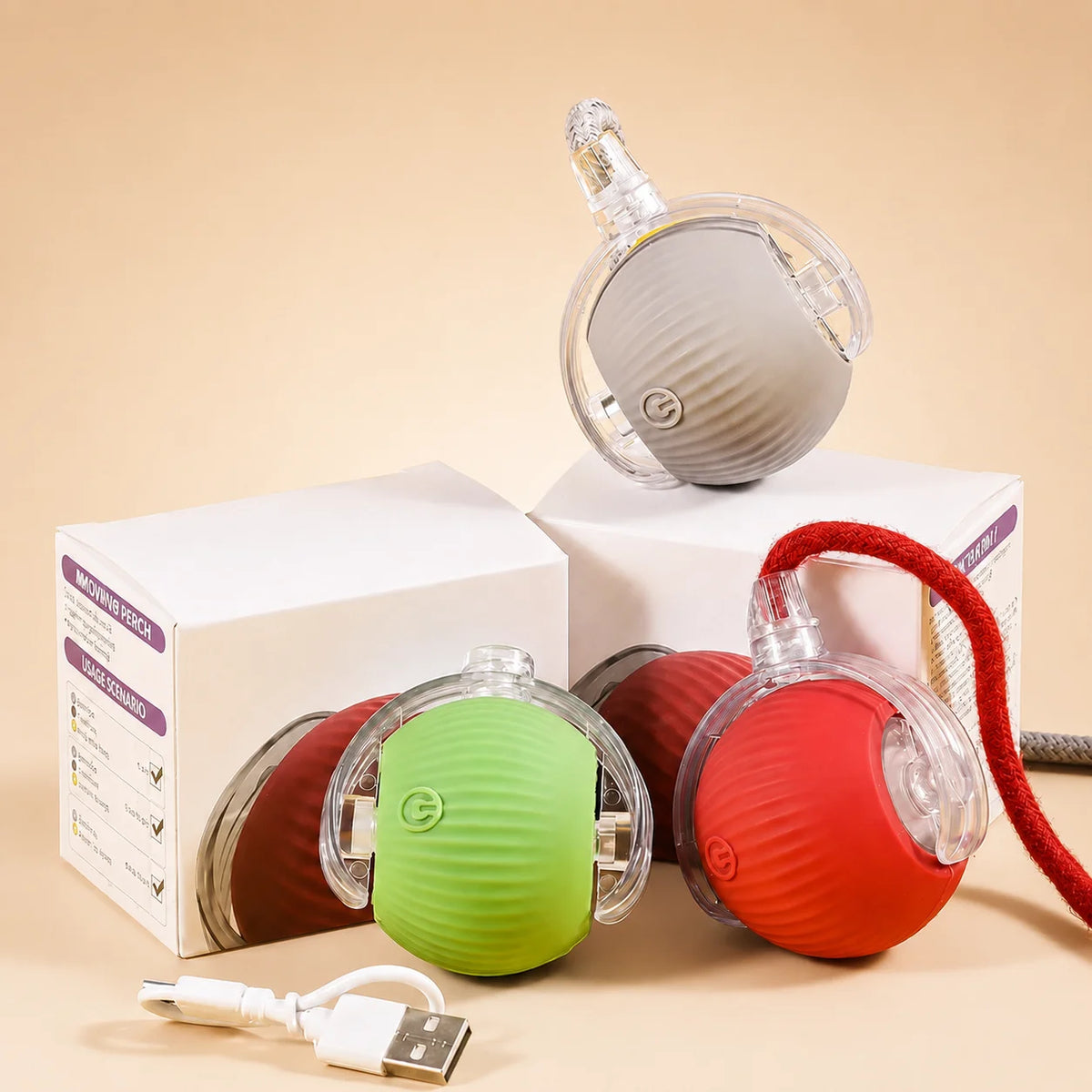 Smart Automatic Interactive Dog Ball